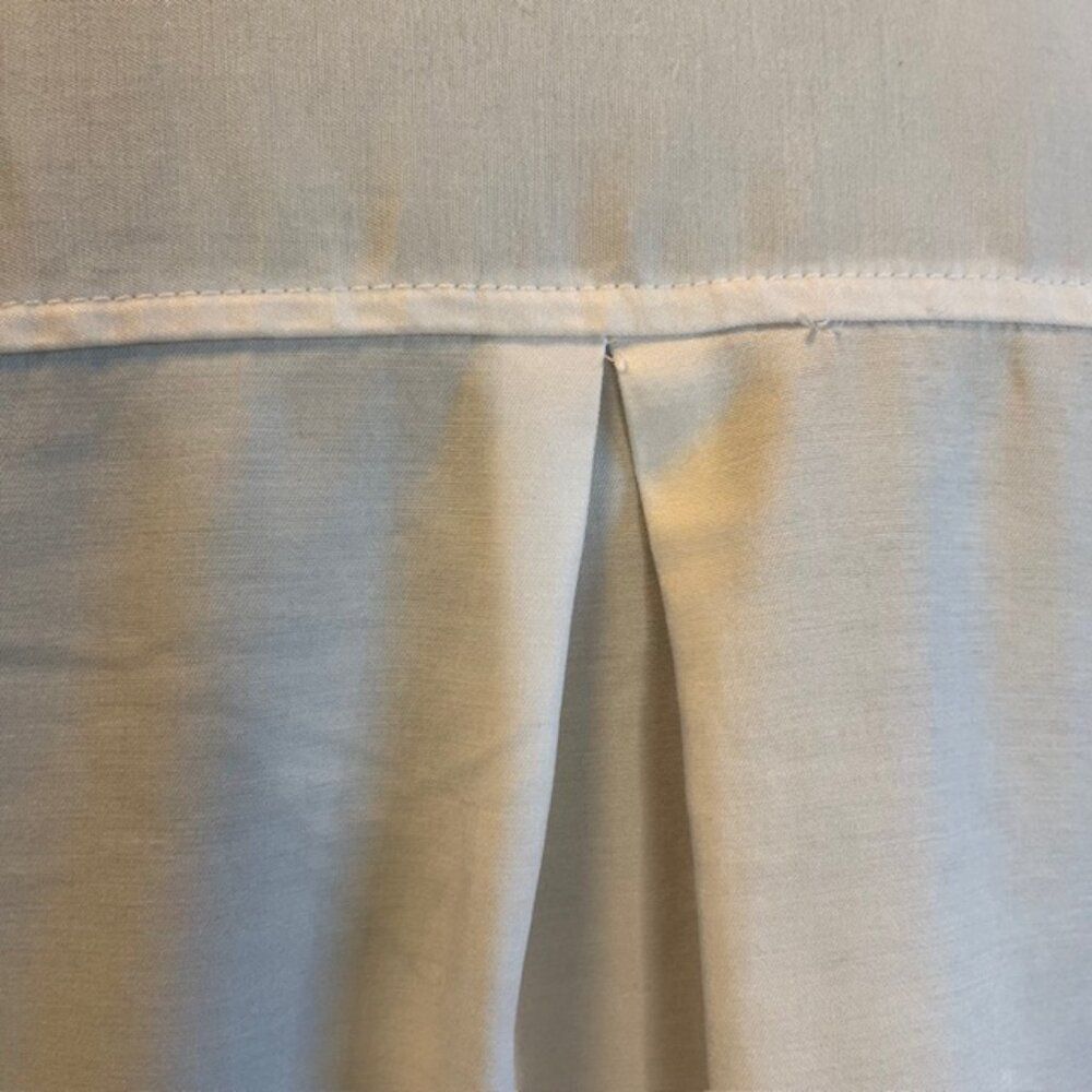 Indigo Rose Long Sleeve White Blouse, Size XL - Picture 5 of 7
